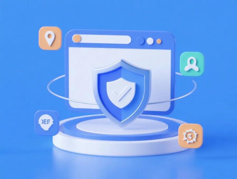 安全访问网址导航示意图